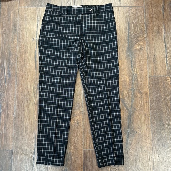 Stefanel checked pant SZ 8 - Picture 5 of 7